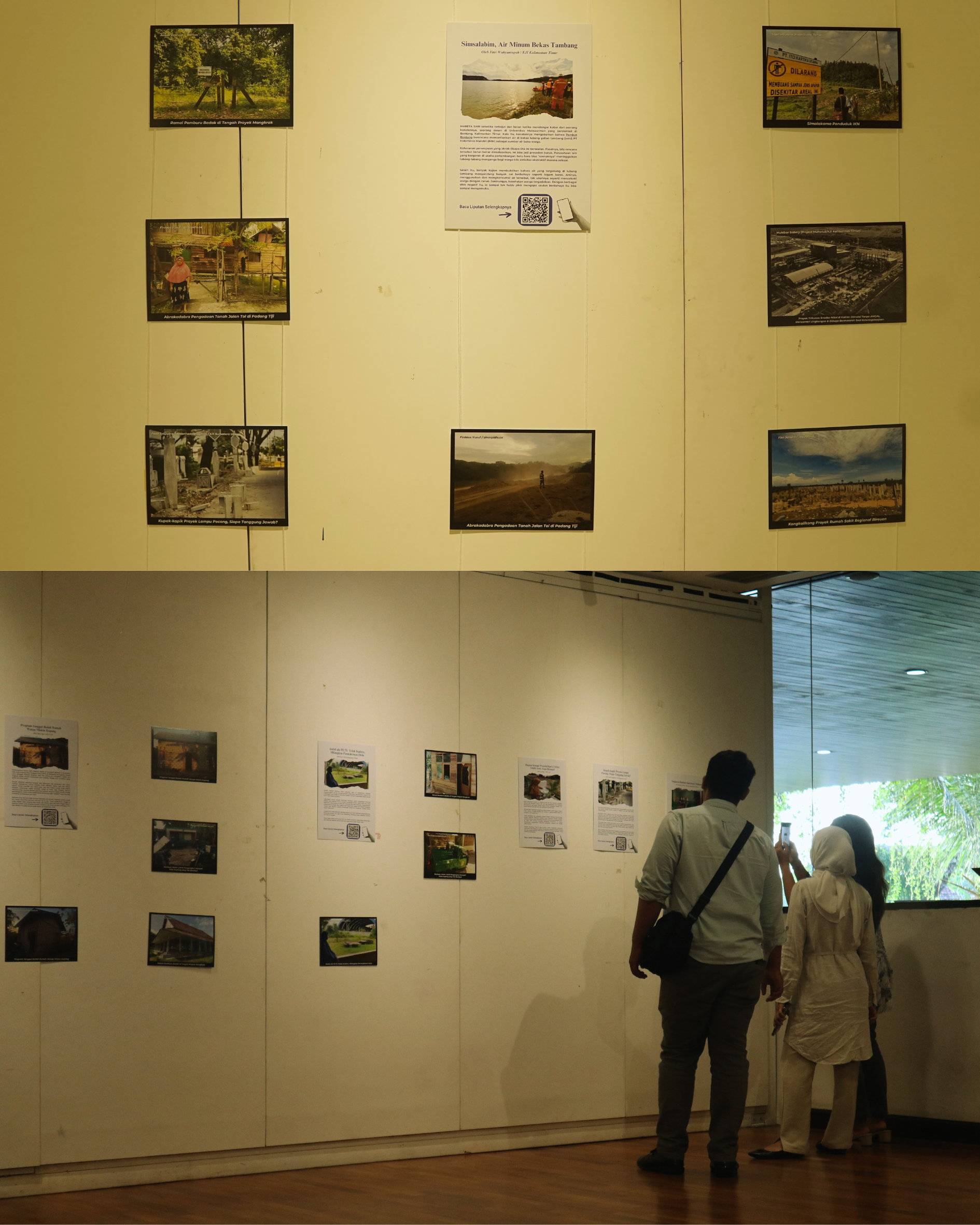 Pameran karya jurnalistik AKJA 2024