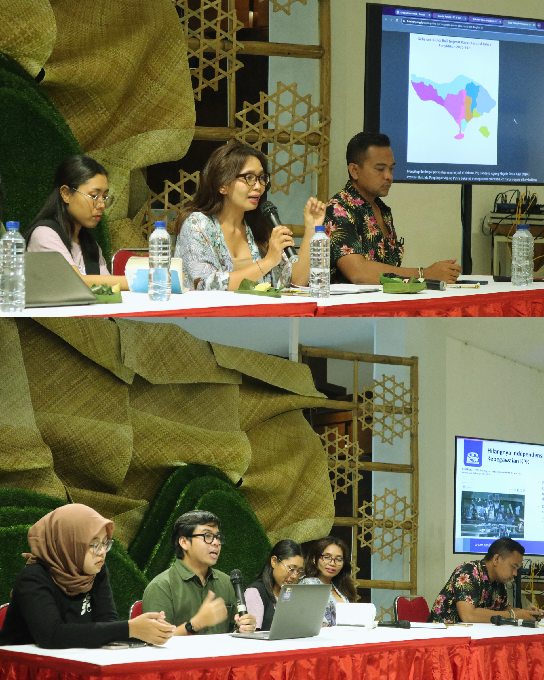 Diskusi pemberantasan korupsi (Rangkaian AKJA 2024)