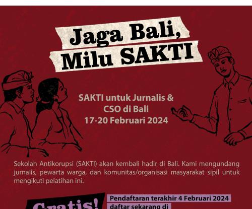 SAKTI Jurnalis dan CSO di BALI