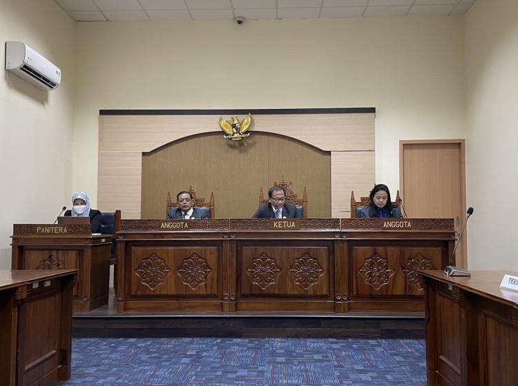 Pembacaan Putusan Sengketa Informasi, 16 Januari 2023 Sumber: ICW