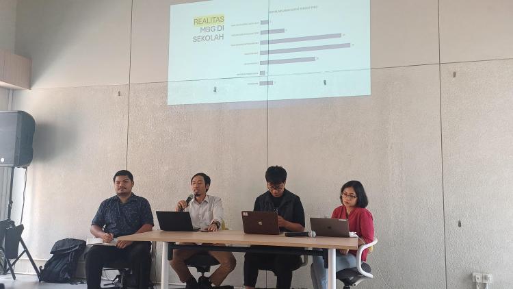 Dokumentasi ICW Dokumentasi Konferensi Pers MBG di Kantor ICW