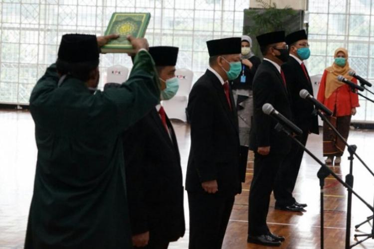 Pelantikan Pejabat Eselon 1 dan 2 KPK